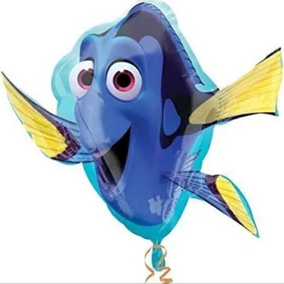 Finding Nemo Foil Balloons. 1 Super Shape and 1 Standard. - Picture 1 of 2